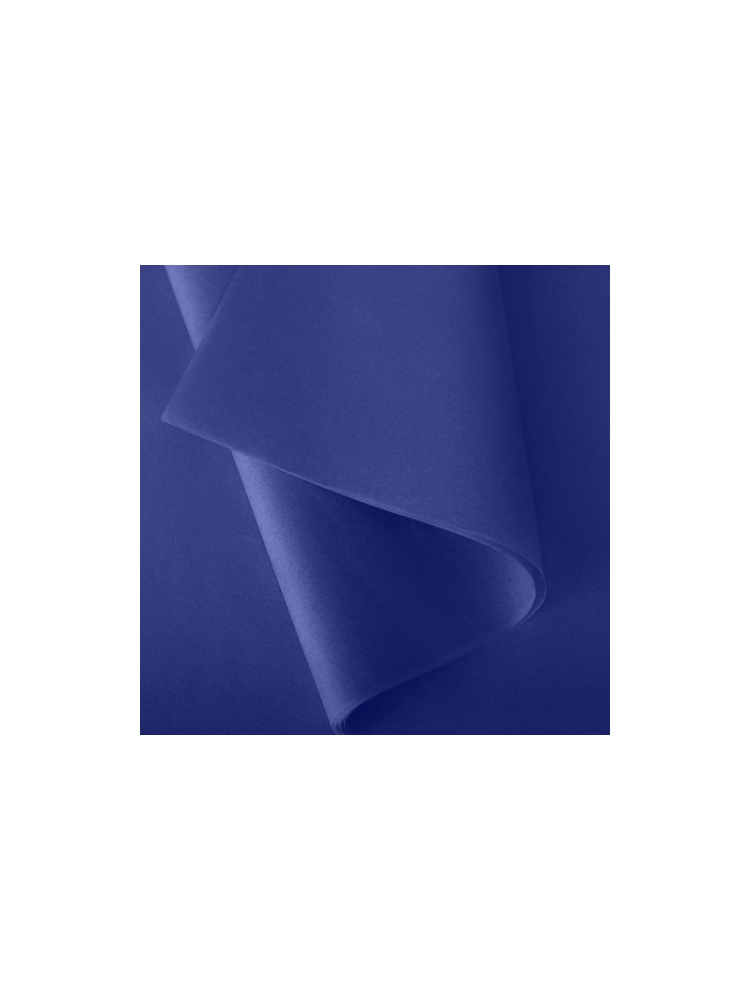 Šilkinis popierius 50x70cm, mėlynos sp. (24 lapai)