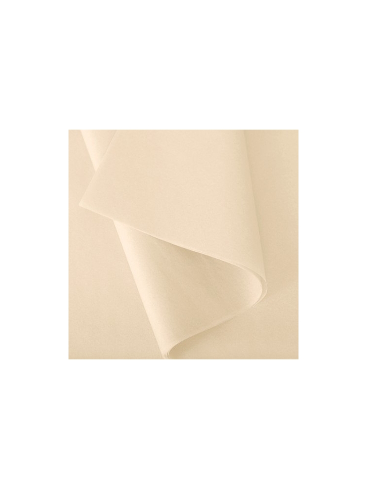 Šilkinis popierius 50x70cm, kreminės sp. (24 lapai)
