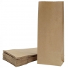 Popieriniai maišeliai maistui su dugnu 160 x 85 x 400 mm (25vnt.)