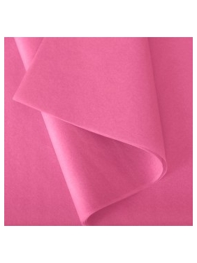 Šilkinis popierius 50x70cm, ryški rožinės sp. (24 lapai)