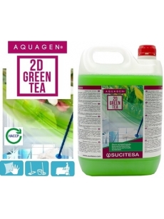 Extra kvepiantis grindų ploviklis AQUAGEN 2D GREEN TEA, 5L