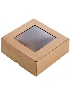 Dėžutė 150x150x50mm, ruda