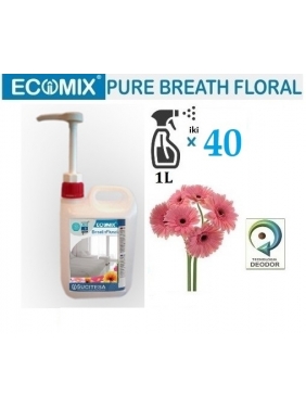 Gėlių kvapo neutralizatorius ECOMIX BREATH FLORAL, 2L (20-40L)