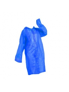 Apsiaustas nuo lietaus PVC, XL (mėlynas)