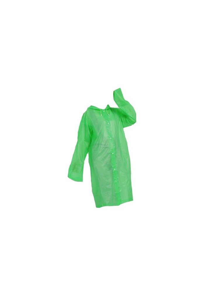 Apsiaustas nuo lietaus PVC, XL (žalias)