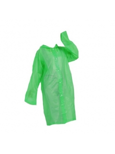 Apsiaustas nuo lietaus PVC, XL (žalias)