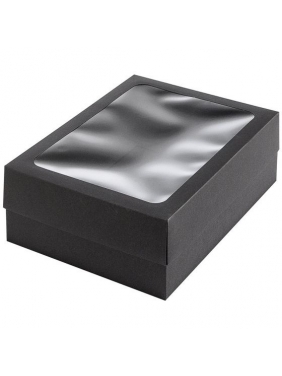 Dviejų dalių dėžutė 280x210x90mm (juoda)