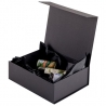 Magnetinė dovanų dėžutė A4 330x250x100mm (ruda/balta/juoda)