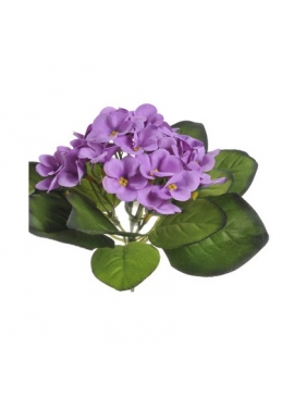 Dirbtinė gėlė SANPAULIJA, šviesiai violetinė