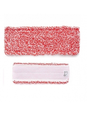 Priklijuojama grindų šluostė Cisne VELCRO Color 40cm, raudona