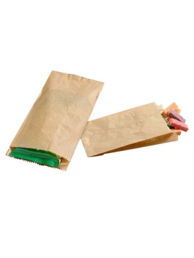 Popieriniai maišeliai maistui 120x50x270mm (250vnt.)