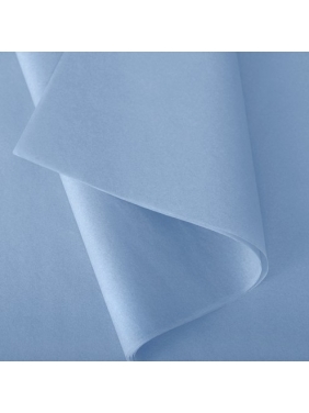 Šilkinis popierius 50x70cm, dangaus mėlynumo sp. (24 lapai)