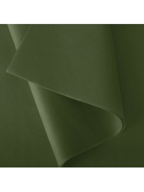 Šilkinis popierius 50x70cm, alyvuogių žalia sp. (24 lapai)