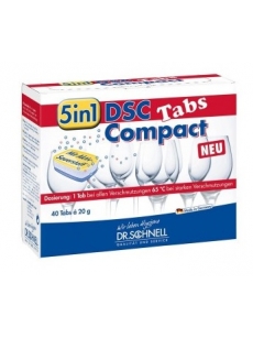 Dr. Schnell Dsc Compact TABS indaplovių tabletės 5in1 (40vnt.)