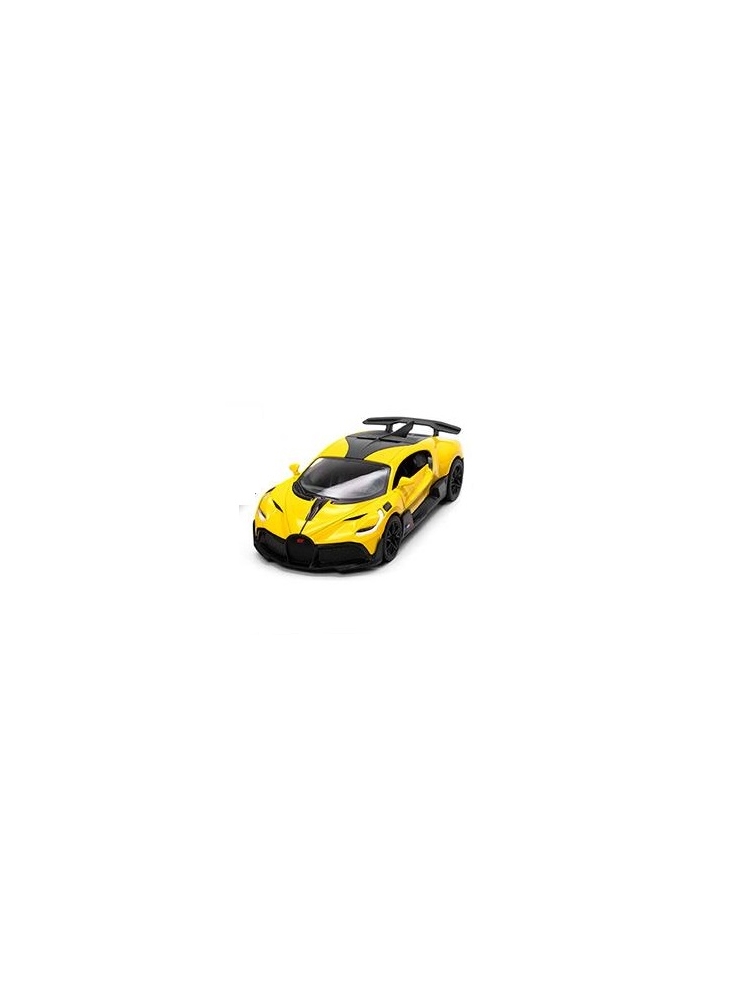 KiNSMART automobilis, Bugatti Divo, geltonas