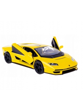 KiNSMART automobilis, Lamborghini Countach LPI 800-4, geltonas