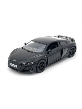 KiNSMART automobilis, 2020 Audi R8 Coupe, juodas