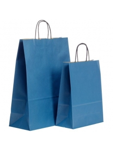 Popieriniai dovanų maišeliai, vnt. (mėlyna)